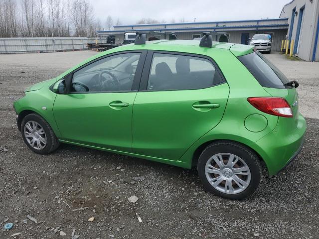 JM1DE1KZ2C0146831 - 2012 MAZDA MAZDA2 GREEN photo 2