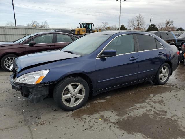 1HGCM66534A073629 - 2004 HONDA ACCORD EX BLUE photo 1