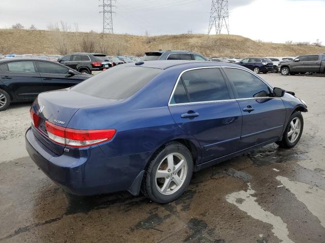 1HGCM66534A073629 - 2004 HONDA ACCORD EX BLUE photo 3