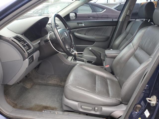 1HGCM66534A073629 - 2004 HONDA ACCORD EX BLUE photo 7