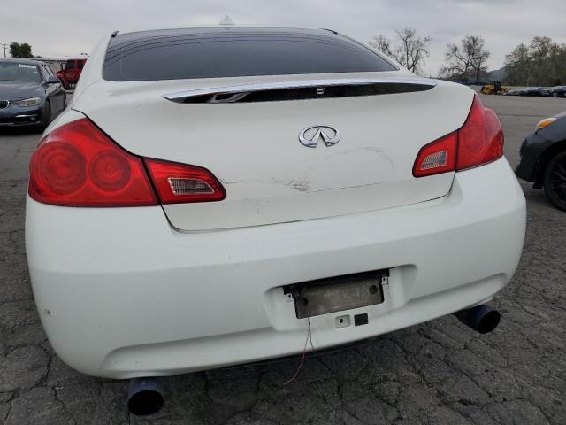 JNKBV61E48M225614 - 2008 INFINITI G35 WHITE photo 6