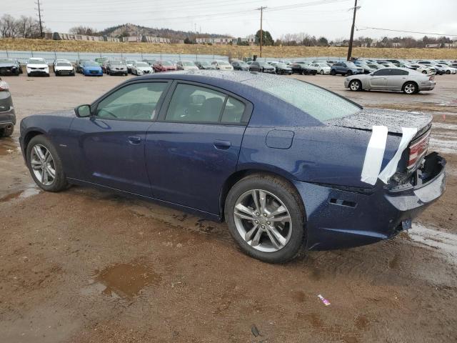 2C3CDXDT0EH156268 - 2014 DODGE CHARGER R/T BLUE photo 2
