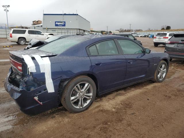 2C3CDXDT0EH156268 - 2014 DODGE CHARGER R/T BLUE photo 3