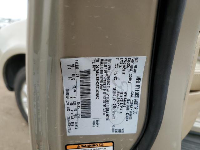 5LMEU88H25ZJ02852 - 2005 LINCOLN AVIATOR 米色 照片 13