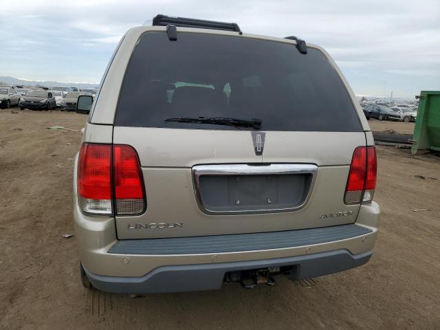 5LMEU88H25ZJ02852 - 2005 LINCOLN AVIATOR BEIGE photo 6