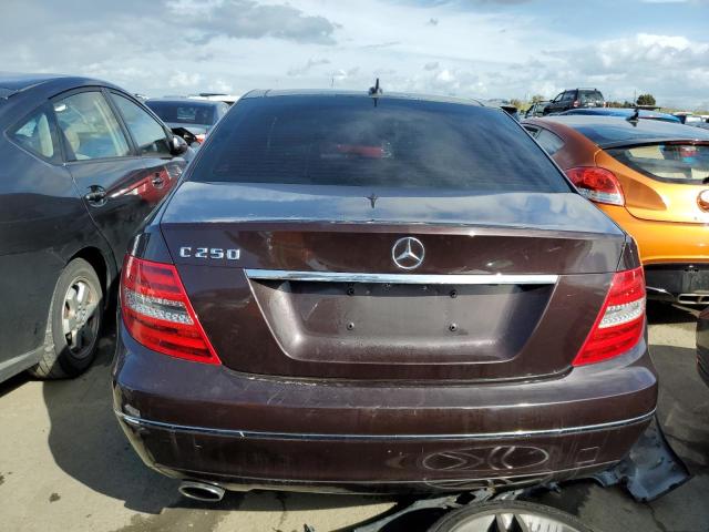 WDDGF4HB3CR220734 - 2012 MERCEDES-BENZ C 250 BROWN photo 6