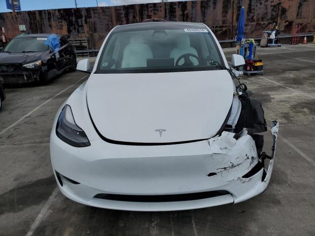 5YJYGDEF2MF157829 - 2021 TESLA MODEL Y WHITE photo 5