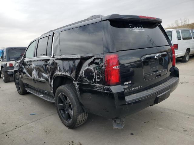 1GNSKHKC4JR232825 - 2018 CHEVROLET SUBURBAN K1500 LT BLACK photo 2