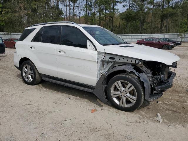 4JGDA5HB2FA534231 - 2015 MERCEDES-BENZ ML 350 4MATIC WHITE photo 4