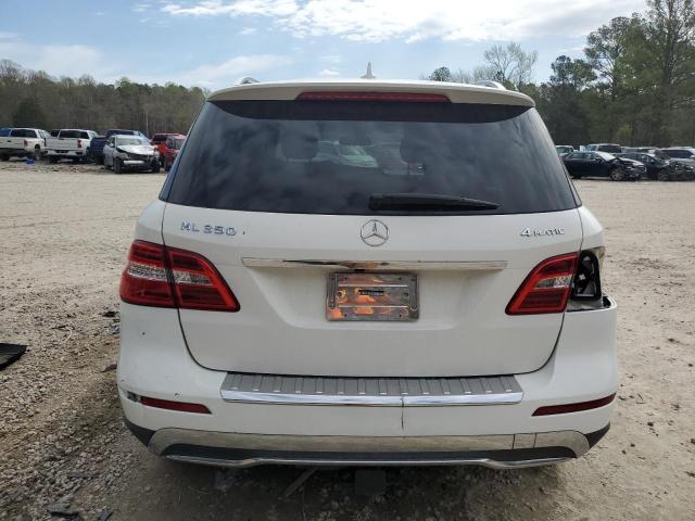 4JGDA5HB2FA534231 - 2015 MERCEDES-BENZ ML 350 4MATIC WHITE photo 6