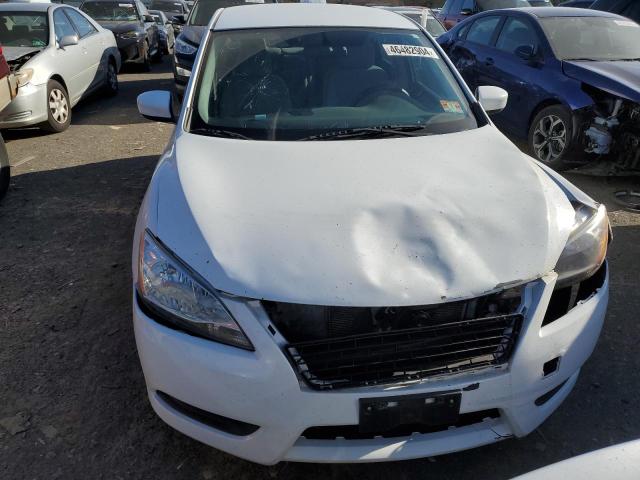 3N1AB7AP5FY275982 - 2015 NISSAN SENTRA S WHITE photo 5