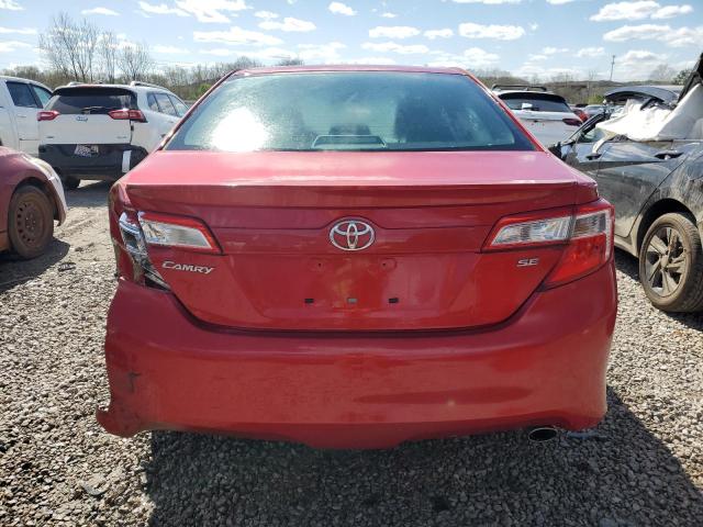 4T1BF1FK1EU766594 - 2014 TOYOTA CAMRY L RED photo 6