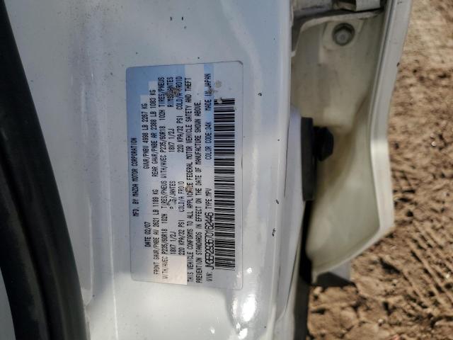 JM3ER293670162446 - 2007 MAZDA CX-7 WHITE photo 12