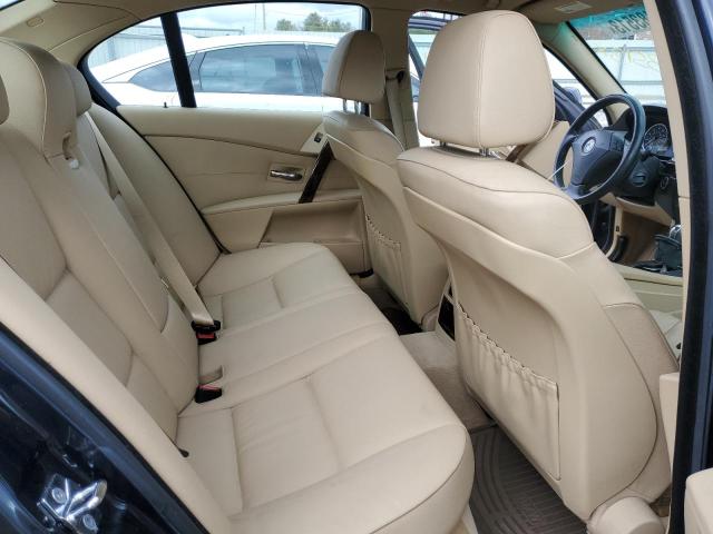 WBANF73576CG69989 - 2006 BMW 5 SERIES XI შავი ფოტო 10