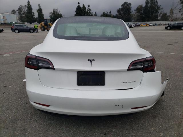 5YJ3E1EB3NF360323 - 2022 TESLA MODEL 3 WHITE photo 6