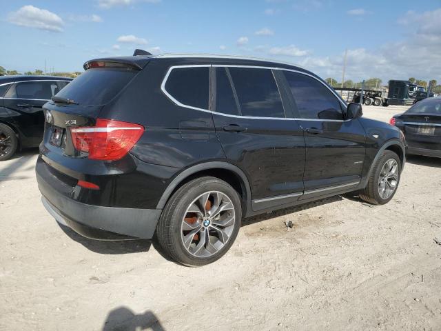 5UXWX5C52BL706719 - 2011 BMW X3 XDRIVE28I BLACK photo 3