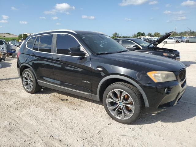 5UXWX5C52BL706719 - 2011 BMW X3 XDRIVE28I BLACK photo 4