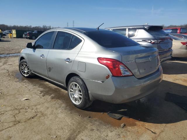 3N1CN7AP1CL838390 - 2012 NISSAN VERSA S GRAY photo 2