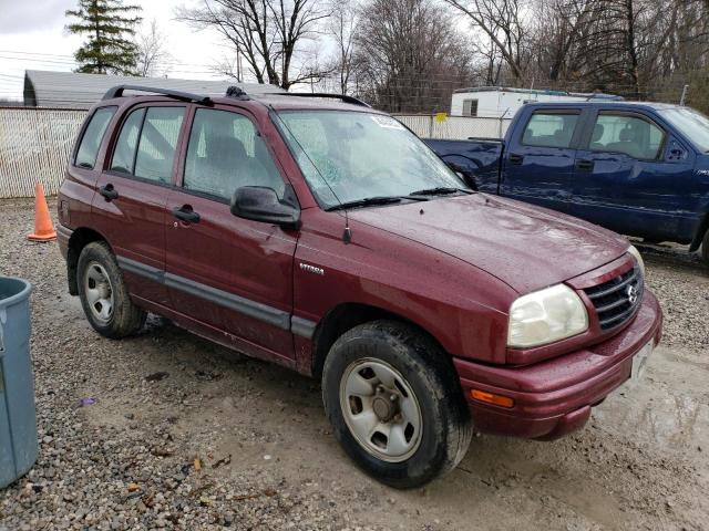 2S3TD52V636106246 - 2003 SUZUKI VITARA JLX BURGUNDY photo 4