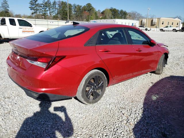 5NPLM4AG4MH039249 - 2021 HYUNDAI ELANTRA SEL RED photo 3