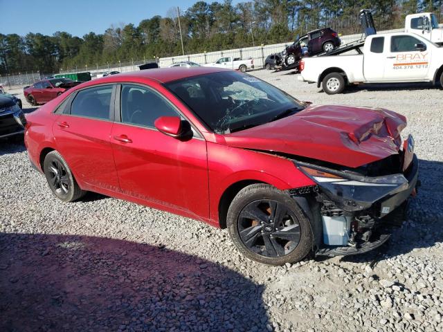 5NPLM4AG4MH039249 - 2021 HYUNDAI ELANTRA SEL RED photo 4