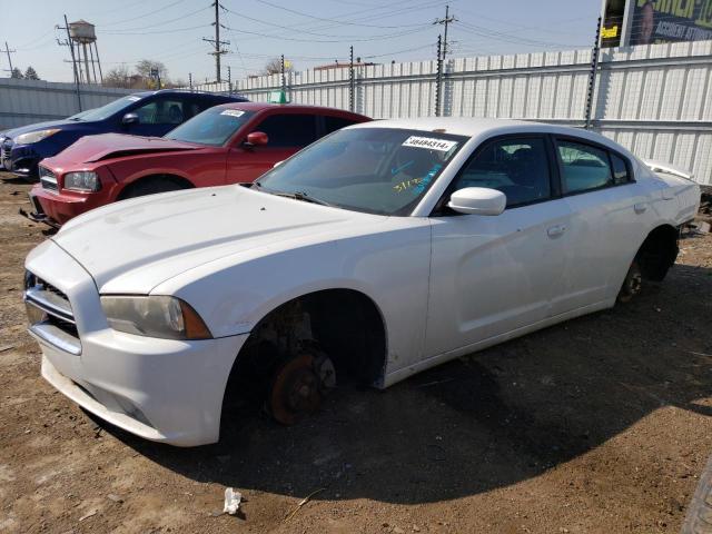 2B3CL3CG2BH545311 - 2011 DODGE CHARGER WHITE photo 1