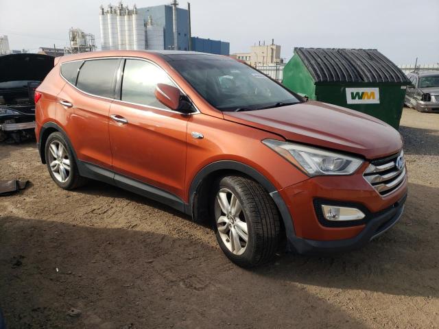 5XYZW3LA4DG041680 - 2013 HYUNDAI SANTA FE S ORANGE photo 4