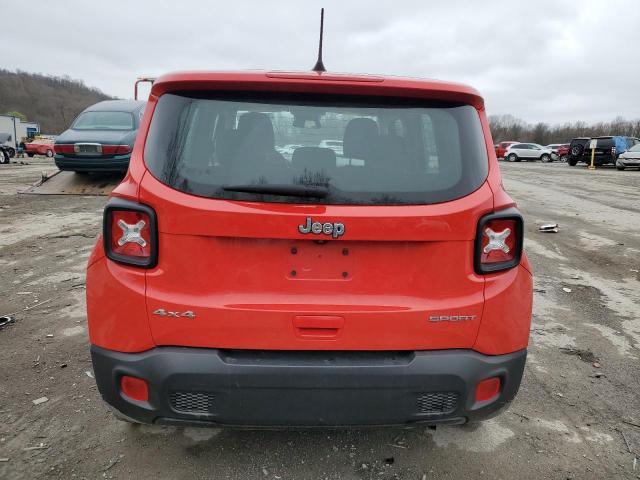 ZACNJBAB3LPL18964 - 2020 JEEP RENEGADE SPORT RED photo 6