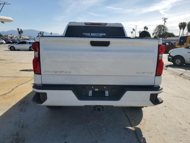 1GCPWBEK7NZ140276 - 2022 CHEVROLET SILVERADO C1500 CUSTOM WHITE photo 6