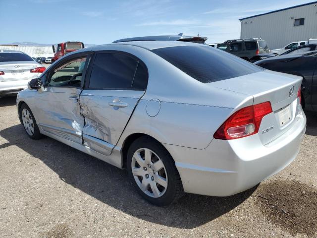 1HGFA16537L120790 - 2007 HONDA CIVIC LX SILVER photo 2