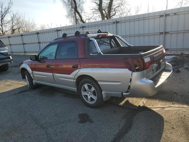 4S4BT62C747100373 - 2004 SUBARU BAJA SPORT MAROON photo 2