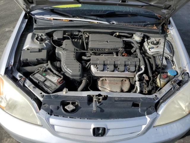 JHMES26732S001438 - 2002 HONDA CIVIC EX SILVER photo 11