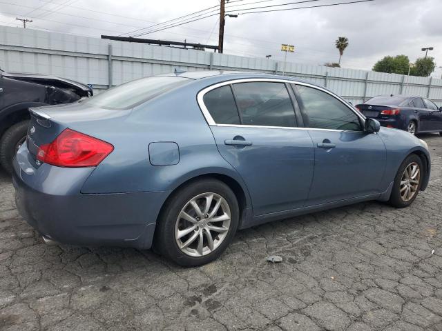 JNKBV61E77M702048 - 2007 INFINITI G35 BLUE photo 3