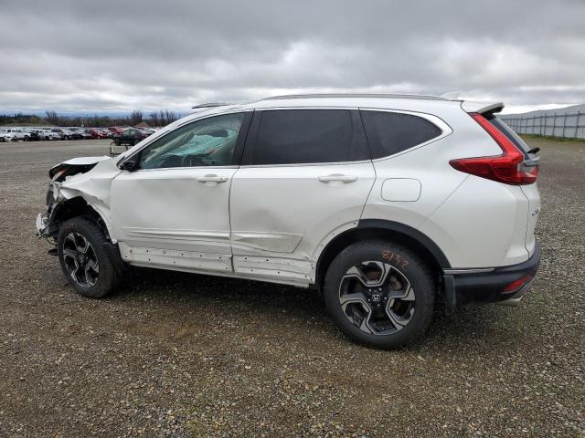 2HKRW2H90JH639181 - 2018 HONDA CR-V TOURING WHITE photo 2