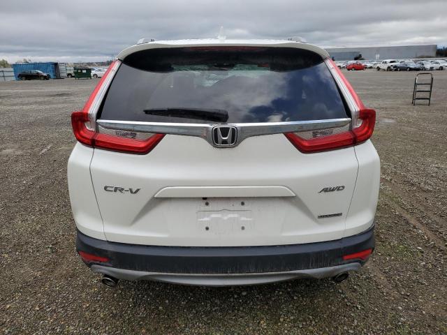 2HKRW2H90JH639181 - 2018 HONDA CR-V TOURING WHITE photo 6