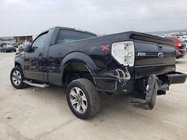 1FTMF1CF0CFC75455 - 2012 FORD F150 BLACK photo 2