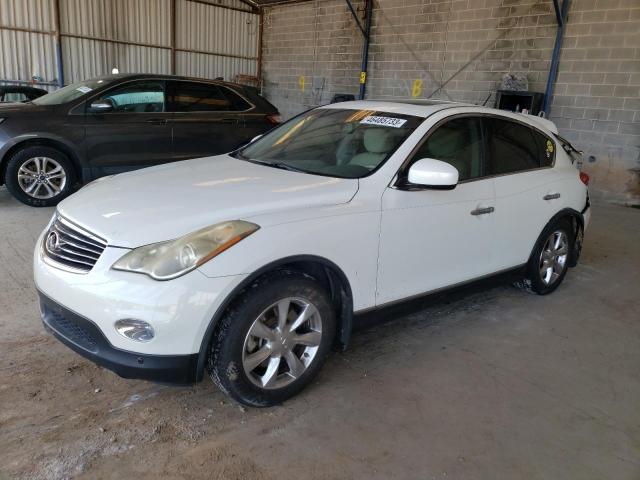 JNKAJ09E38M303910 - 2008 INFINITI EX35 BASE WHITE photo 1