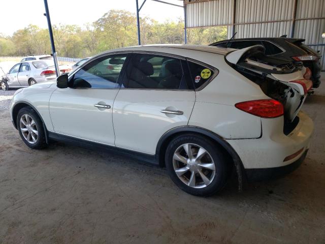 JNKAJ09E38M303910 - 2008 INFINITI EX35 BASE WHITE photo 2