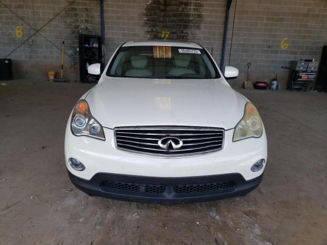 JNKAJ09E38M303910 - 2008 INFINITI EX35 BASE WHITE photo 5