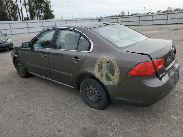 KNAGE228895289866 - 2009 KIA OPTIMA LX BROWN photo 2