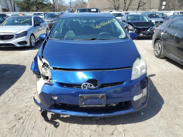 JTDKN3DU7B1457068 - 2011 TOYOTA PRIUS BLUE photo 5