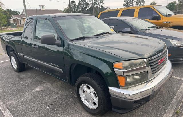 1GTCS198758281454 - 2005 GMC CANYON GREEN photo 1