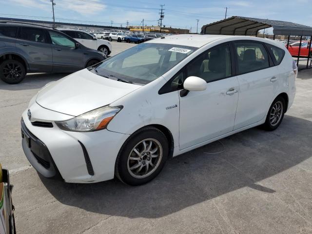 JTDZN3EU6GJ044837 - 2016 TOYOTA PRIUS V WHITE photo 1