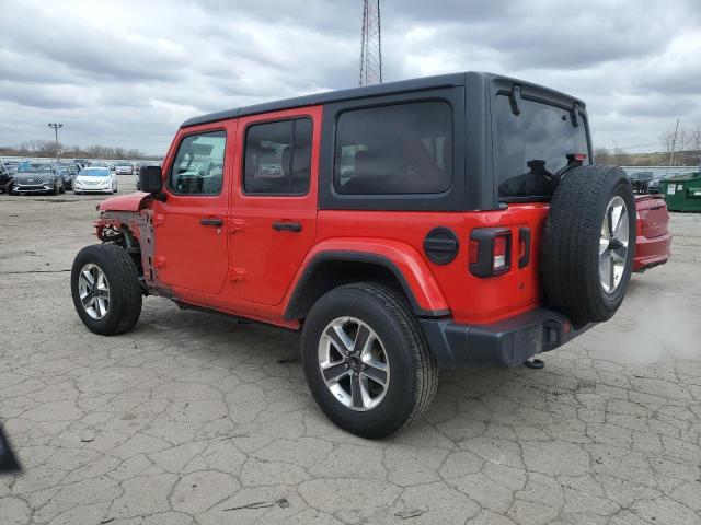 1C4HJXEN1LW230161 - 2020 JEEP WRANGLER U SAHARA RED photo 2