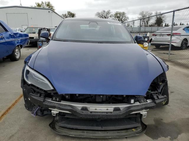 5YJSA1E50NF488813 - 2022 TESLA MODEL S ლურჯი ფოტო 5