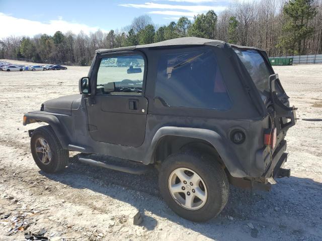 1J4FA39S06P776927 - 2006 JEEP WRANGLER X BLACK photo 2