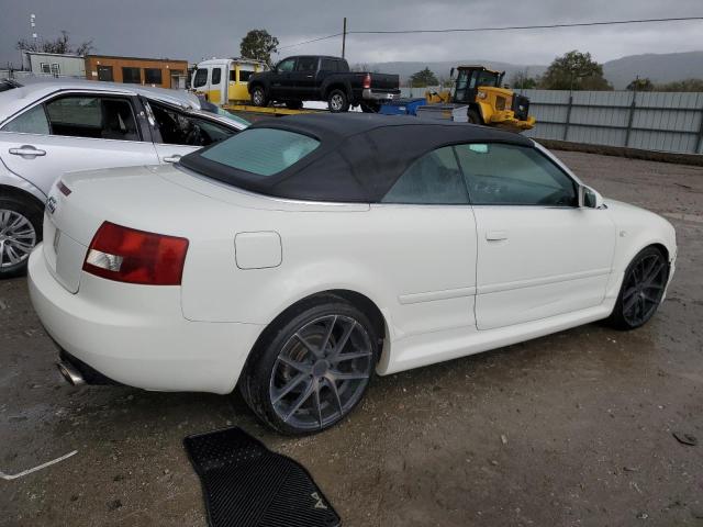 WAUAC48H16K002931 - 2006 AUDI A4 1.8 CABRIOLET WHITE photo 3