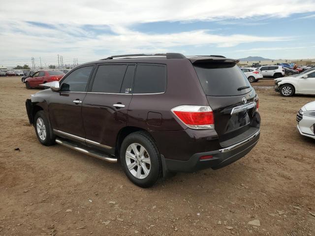 5TDZK3EH5DS092162 - 2013 TOYOTA HIGHLANDER BASE BROWN photo 2