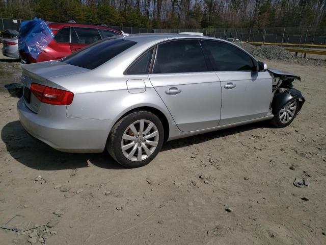 WAUAFAFL2DA143183 - 2013 AUDI A4 PREMIUM SILVER photo 3