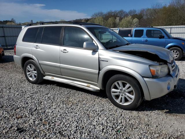 JTEDW21AX60001423 - 2006 TOYOTA HIGHLANDER HYBRID SILVER photo 4